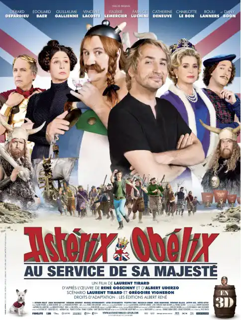 Poster for the film Asterix and Obelix: In the Service of Her Majesty 