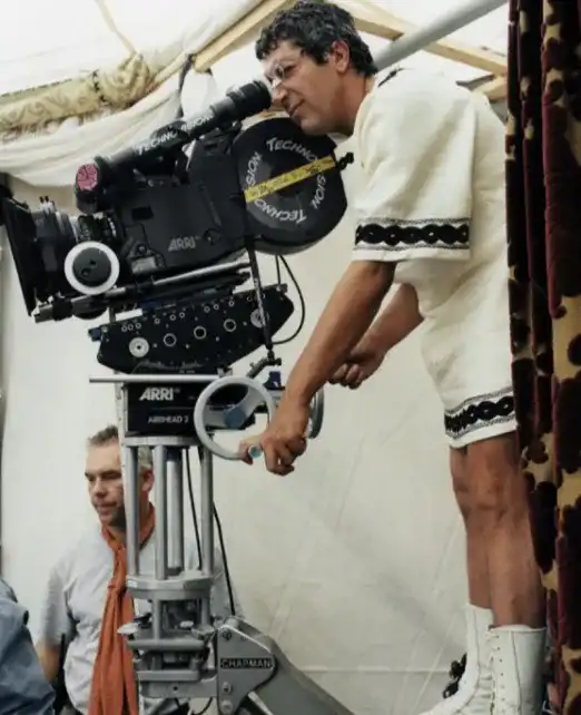 Alain Chabat filming